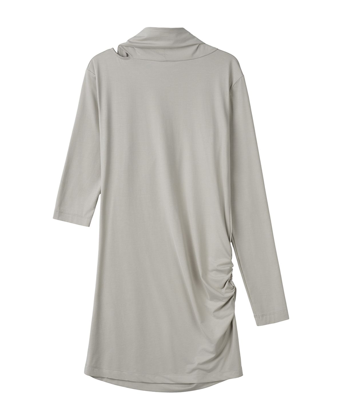 필세(PHILCE) Fluid Scarf Mini Dress, Beige
