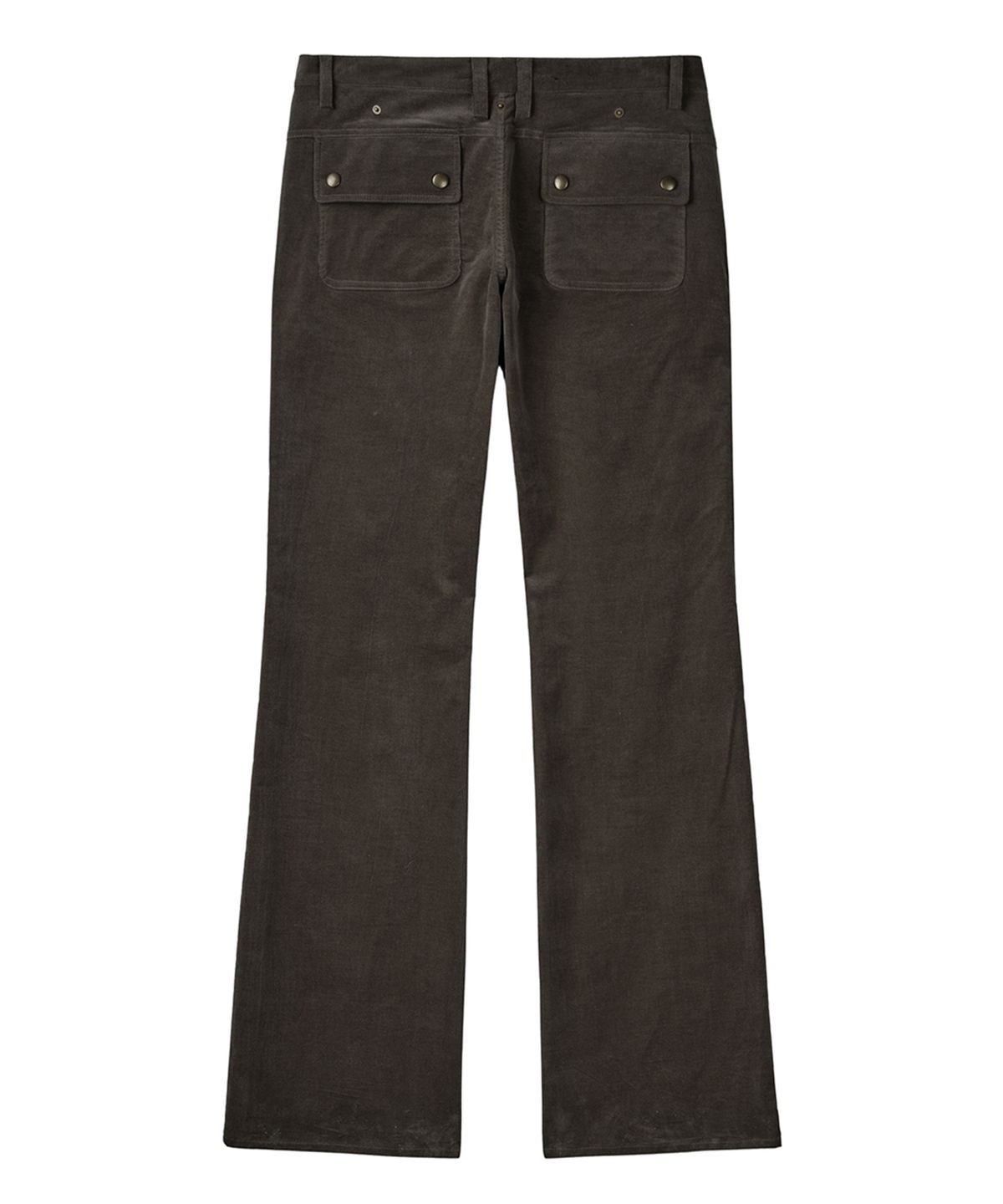 필세(PHILCE) Offset Corduroy Pants, Dark Brown