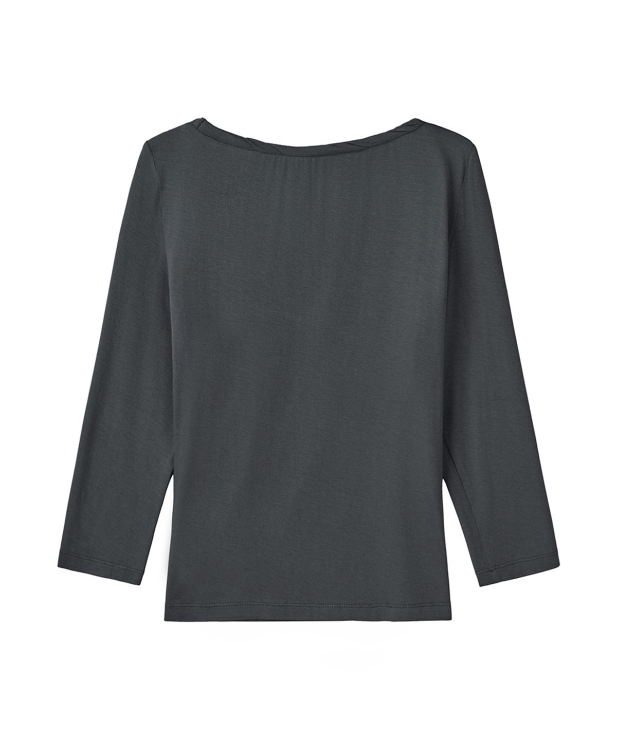 필세(PHILCE) Ruffle Half Sleeve, Charcoal