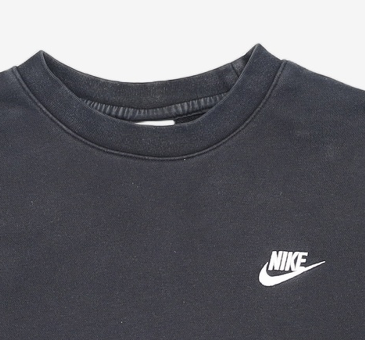 나이키(NIKE) 스포츠웨어 클럽 프렌치 테리 크루 M - 블랙:화이트 / BV2667-010 M