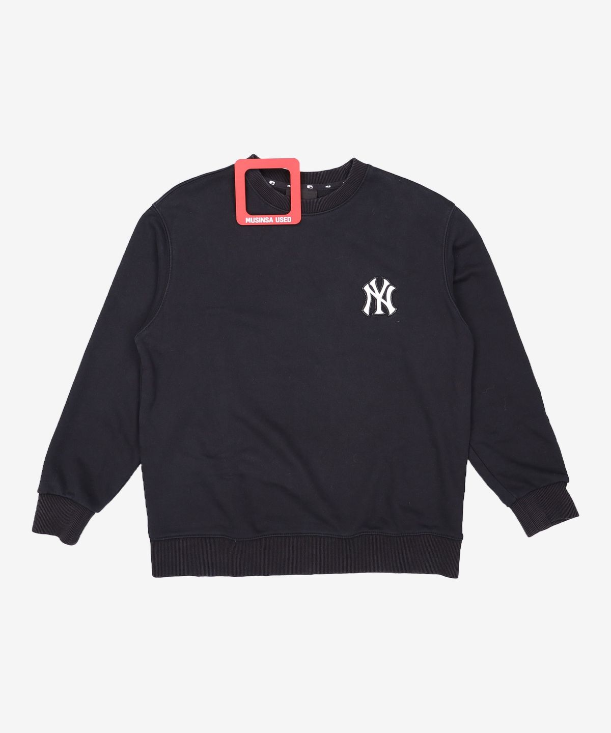 엠엘비(MLB) 메가로고 오버핏 맨투맨 (셋업) NY (BLACK) S(90)