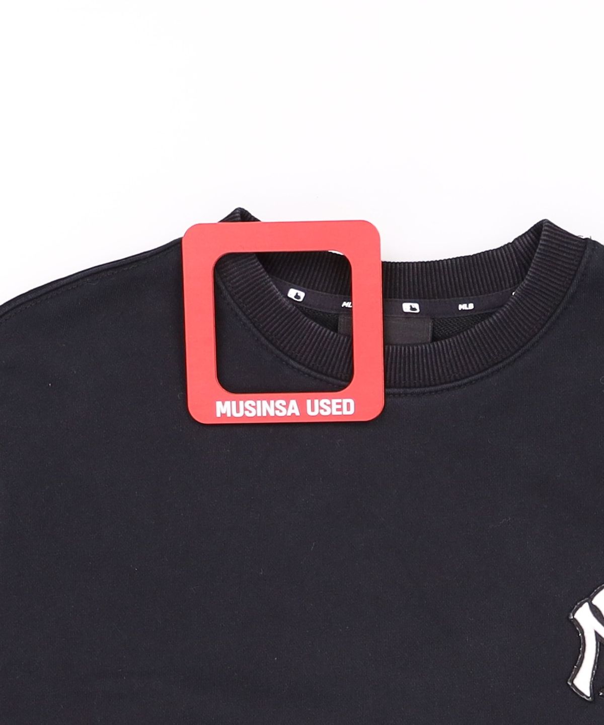 엠엘비(MLB) 메가로고 오버핏 맨투맨 (셋업) NY (BLACK) S(90)