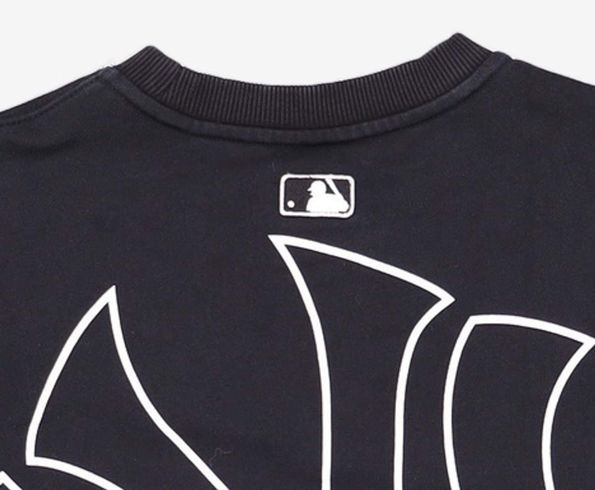 엠엘비(MLB) 메가로고 오버핏 맨투맨 (셋업) NY (BLACK) S(90)