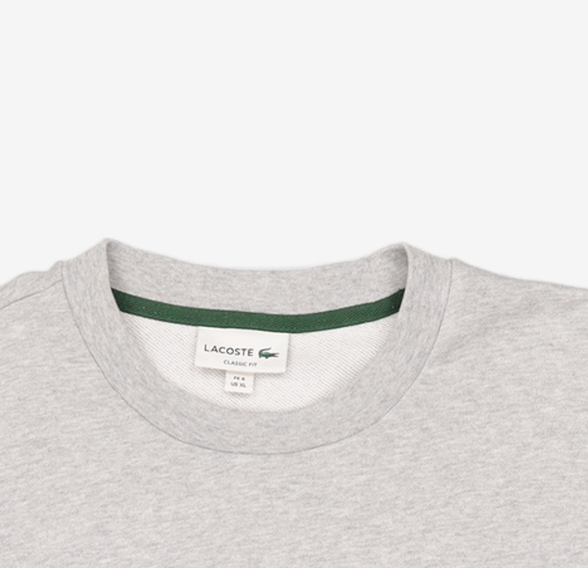 라코스테(LACOSTE) 남성 베이직 크루넥 스웨트셔츠 [멜란지그레이] XL