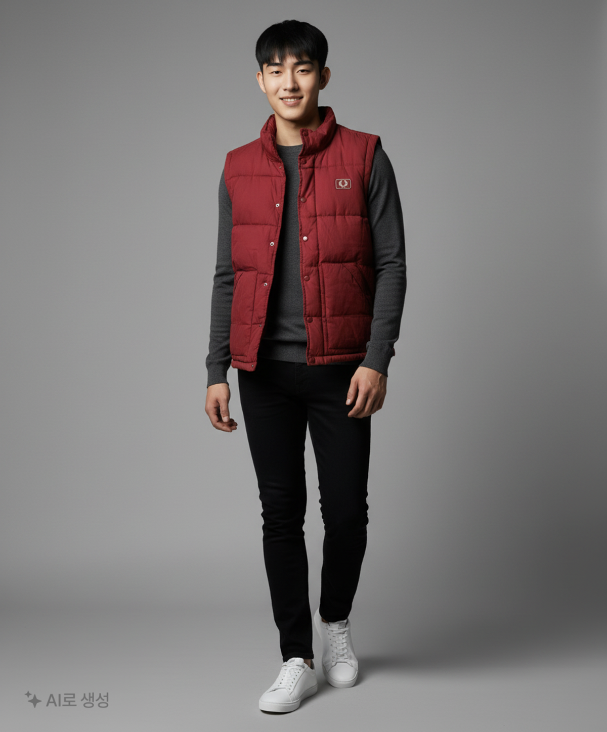 프레드페리(FRED PERRY) 패딩 베스트 M