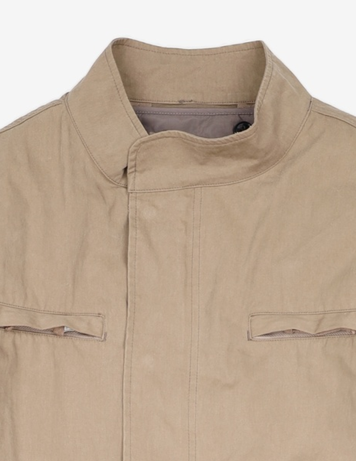 노매뉴얼(NOMANUAL) PATCHED EMBLEM PARKA - WASHED BROWN M
