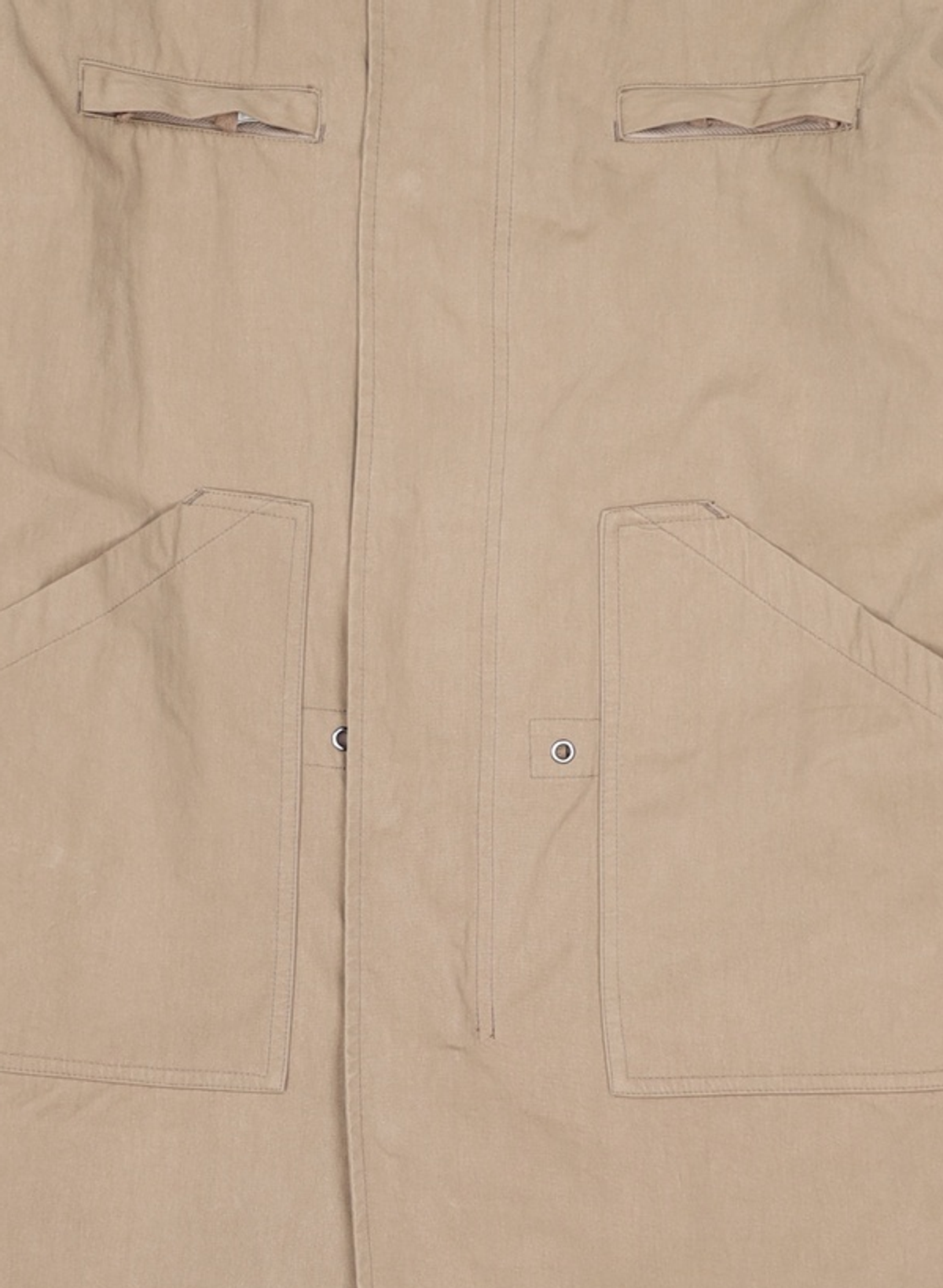 노매뉴얼(NOMANUAL) PATCHED EMBLEM PARKA - WASHED BROWN M
