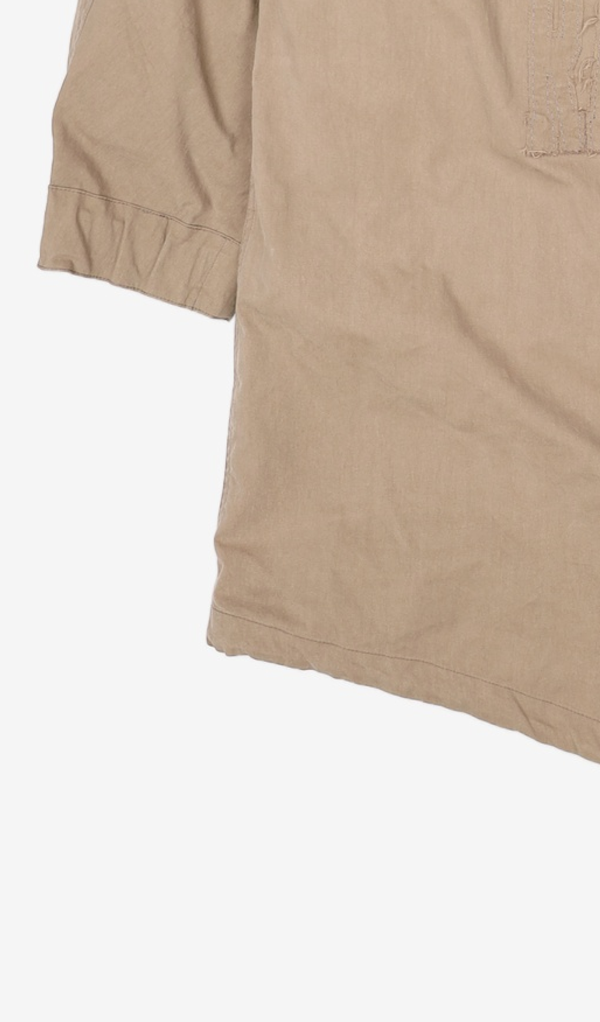 노매뉴얼(NOMANUAL) PATCHED EMBLEM PARKA - WASHED BROWN M