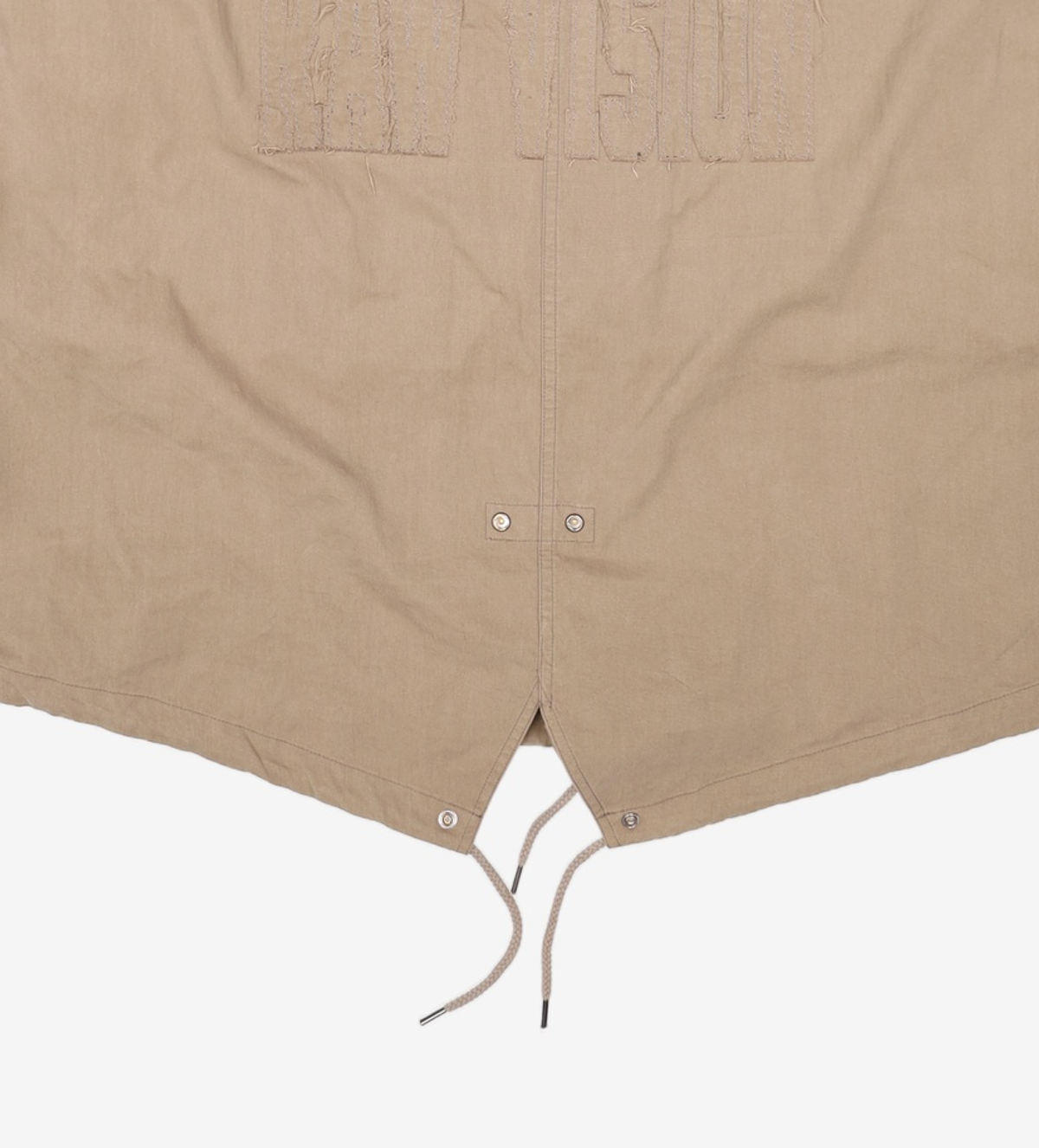 노매뉴얼(NOMANUAL) PATCHED EMBLEM PARKA - WASHED BROWN M