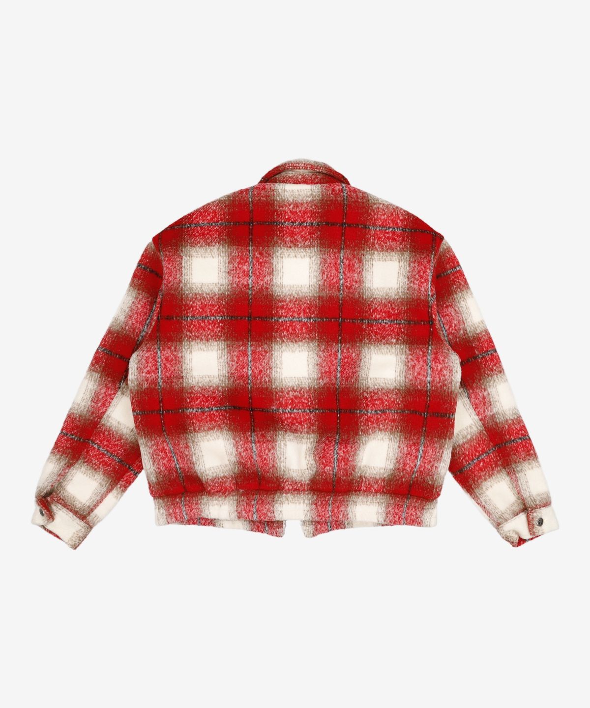 아카이브 볼드(ARCHIVE BOLD) BRUSHED FLANNEL ZIP JACKET (RED) M
