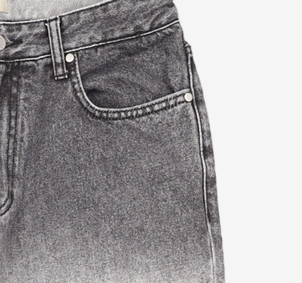 마틴플랜(MARTIN PLAN) Gradation Flare Denim - BLACK M