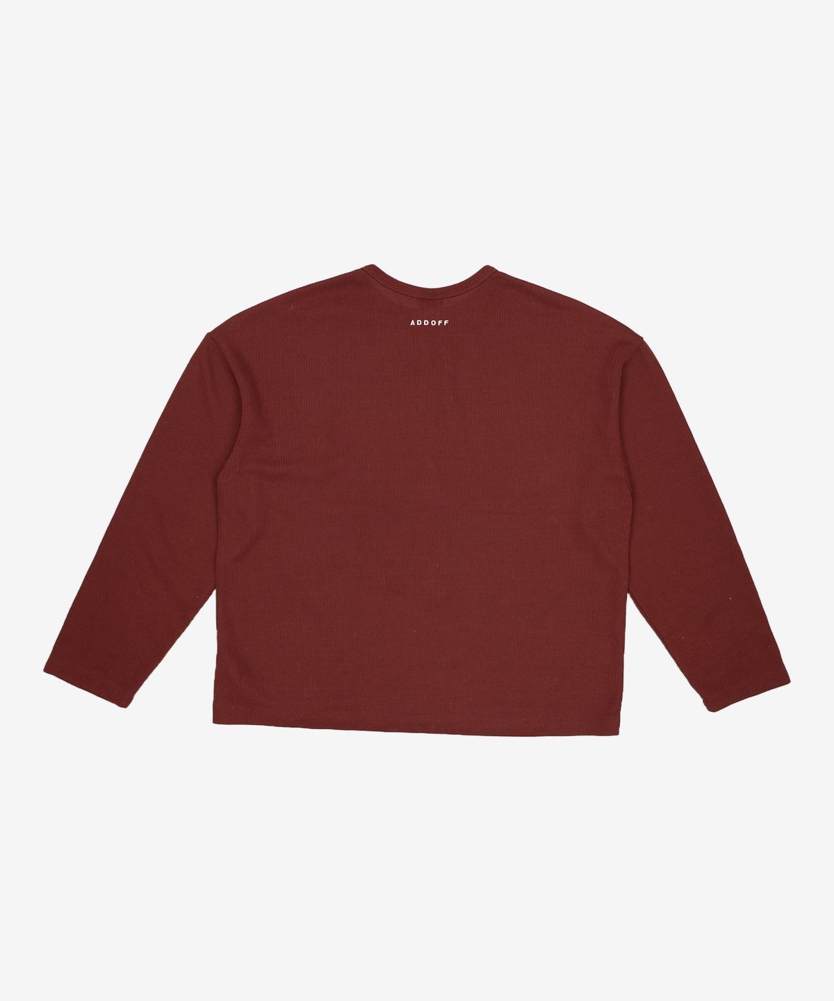 애드오프(ADDOFF) GLOBAL VILLAGE KNIT SLEEVE BURGUNDY L