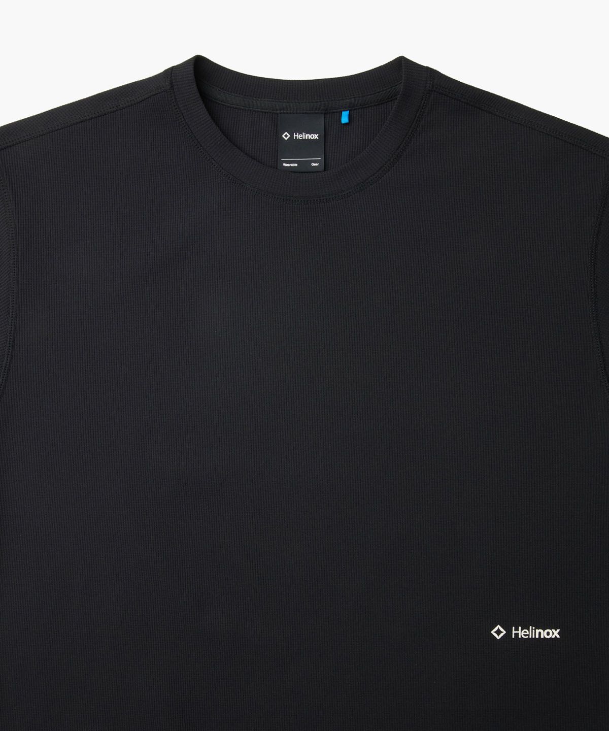 헬리녹스 웨어(HELINOX WEAR) 와플 피크 긴팔 티셔츠_Black
