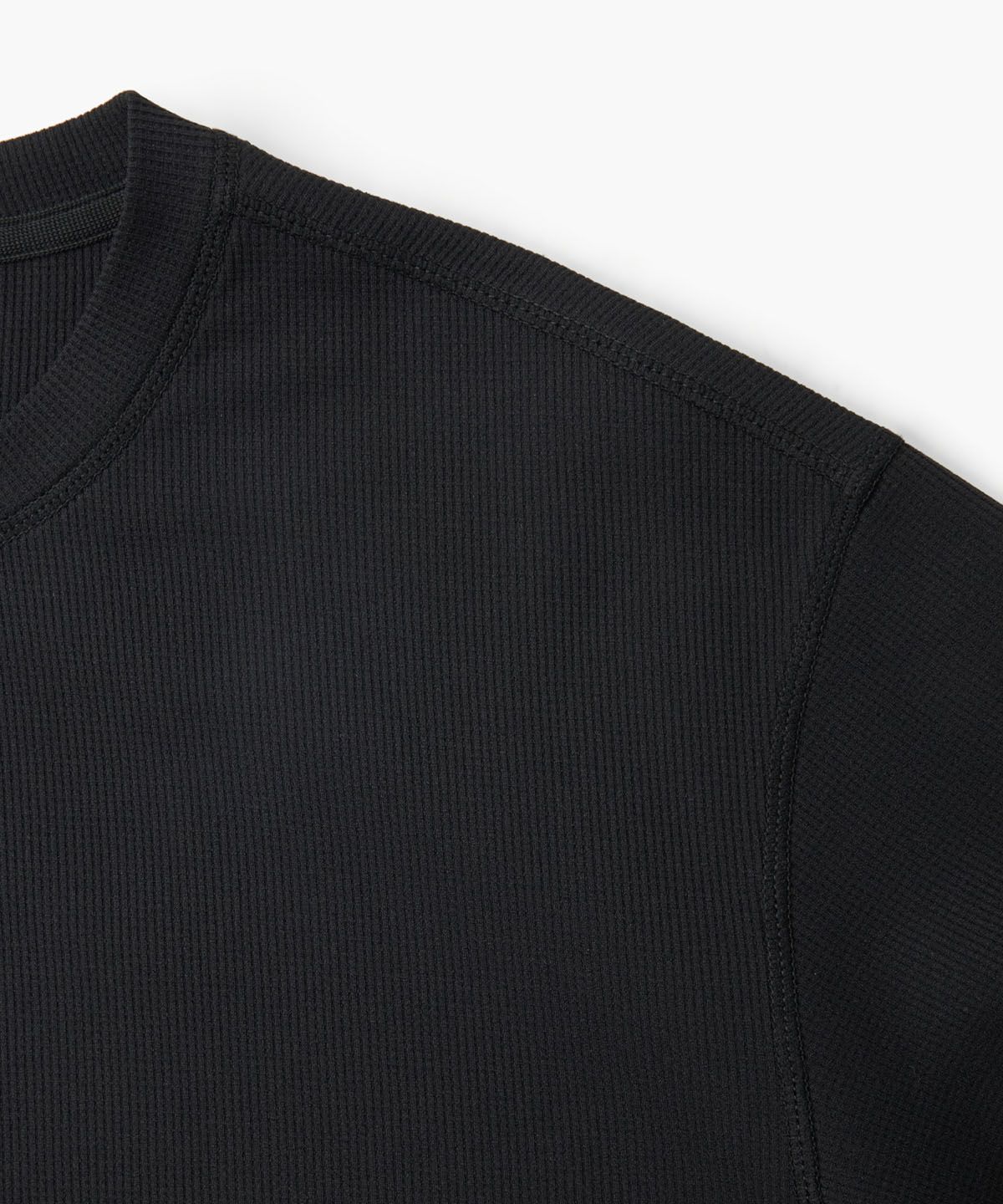 헬리녹스 웨어(HELINOX WEAR) 와플 피크 긴팔 티셔츠_Black