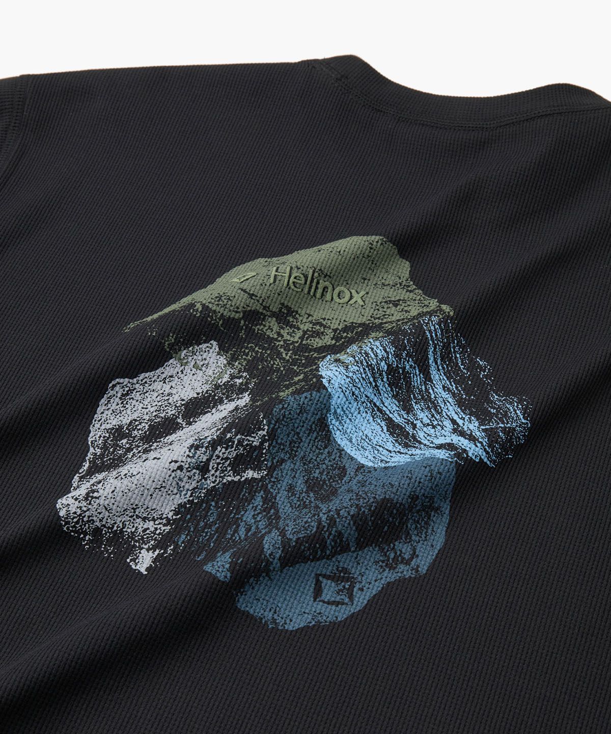 헬리녹스 웨어(HELINOX WEAR) 와플 피크 긴팔 티셔츠_Black