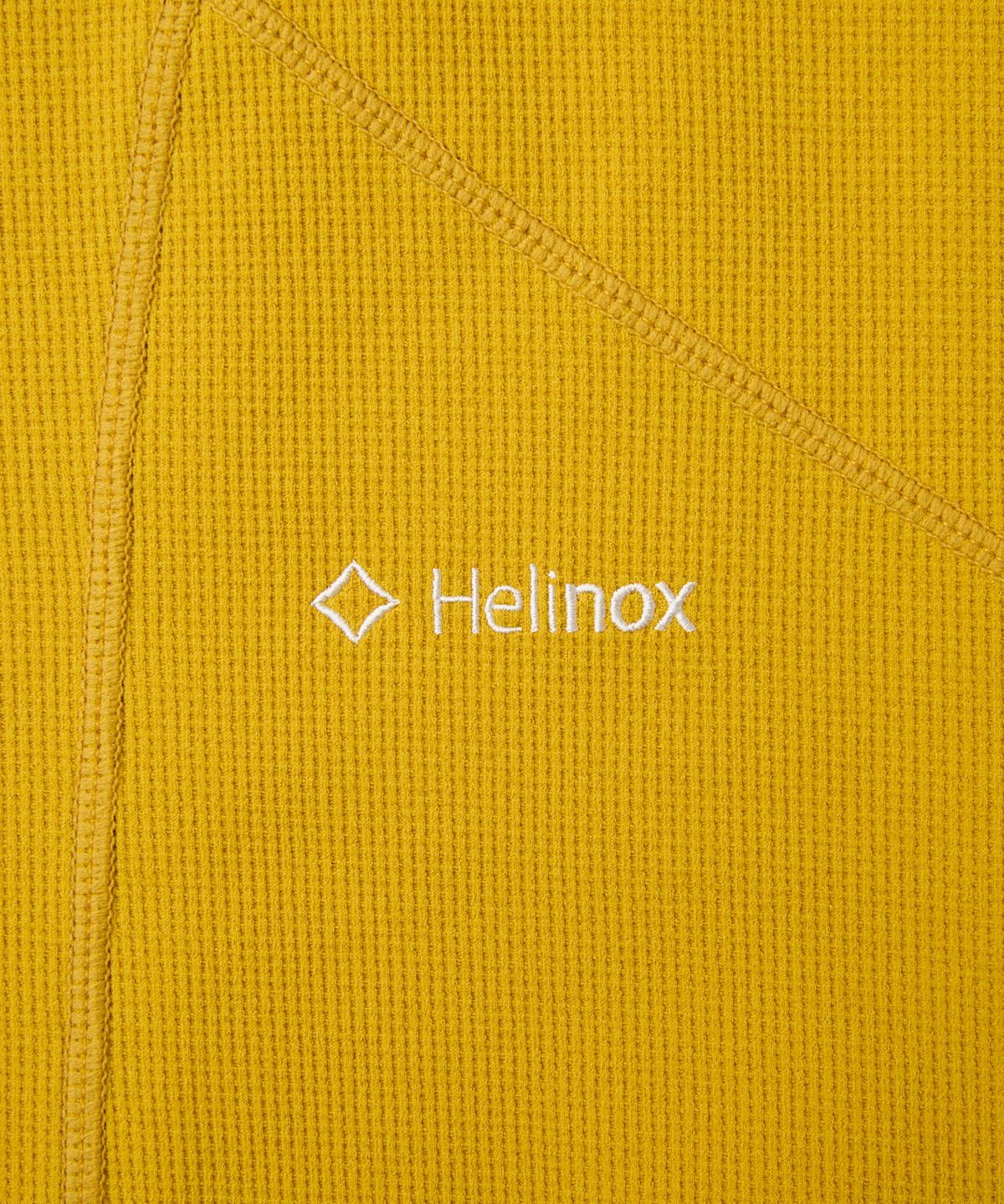 헬리녹스 웨어(HELINOX WEAR) 와플 긴팔 후드티셔츠_Dark Yellow