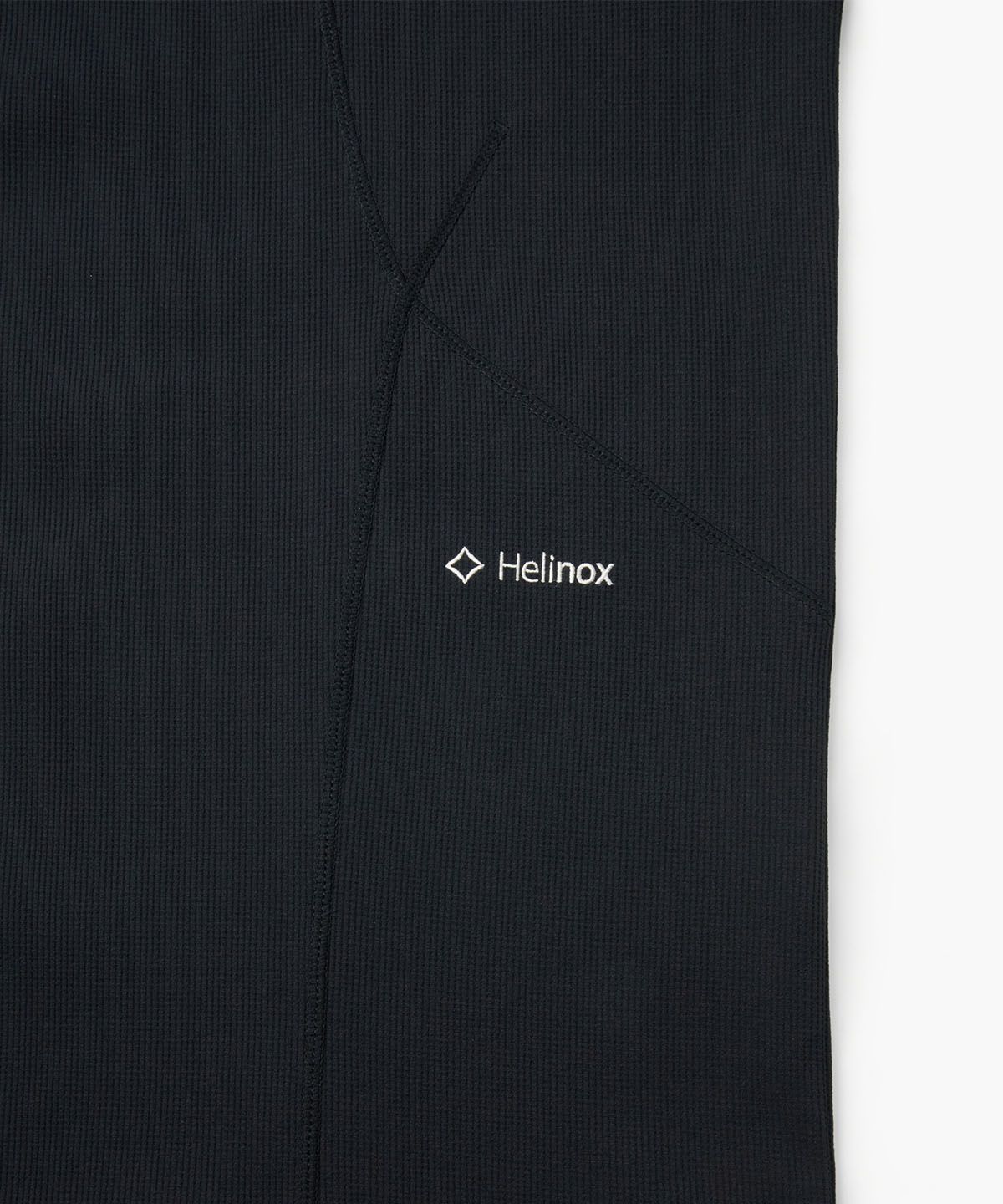 헬리녹스 웨어(HELINOX WEAR) 와플 긴팔 후드티셔츠_Black