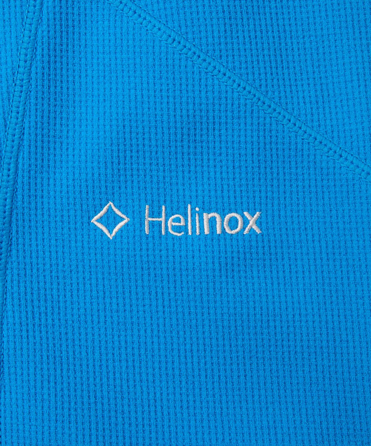 헬리녹스 웨어(HELINOX WEAR) 와플 긴팔 후드티셔츠_Cyan Blue