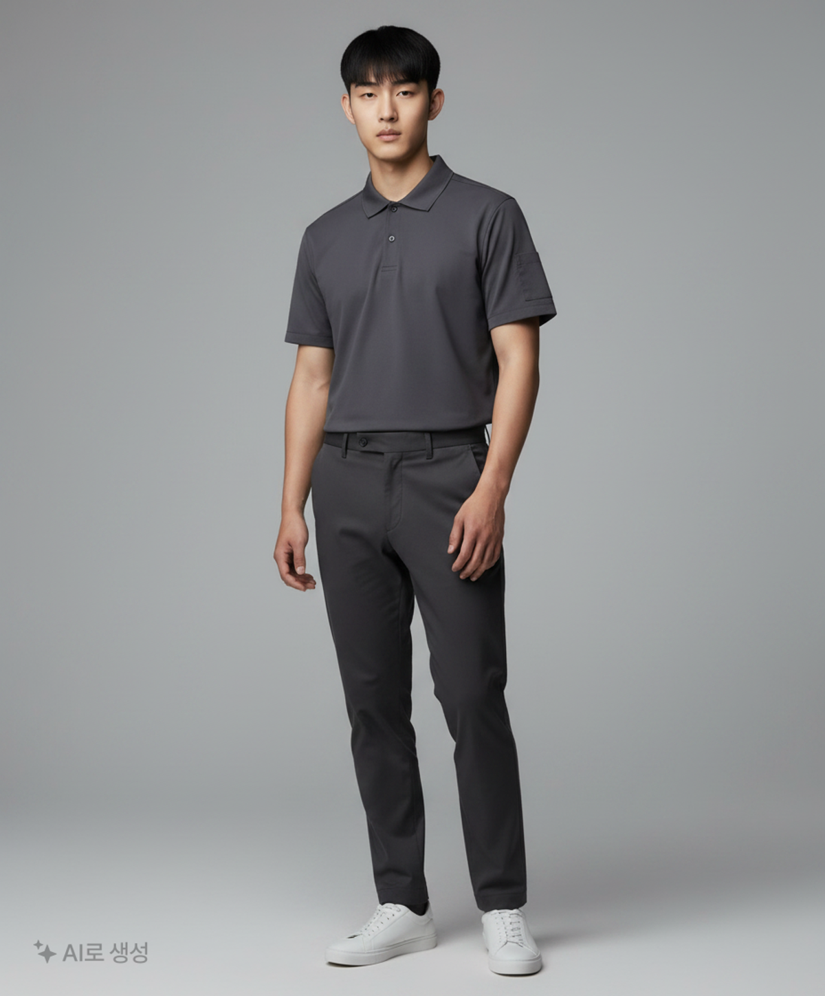 스노우피크 어패럴(SNOWPEAK APPAREL) 루트 반팔 폴로 티셔츠 Navy (S23MMRPS22) 100