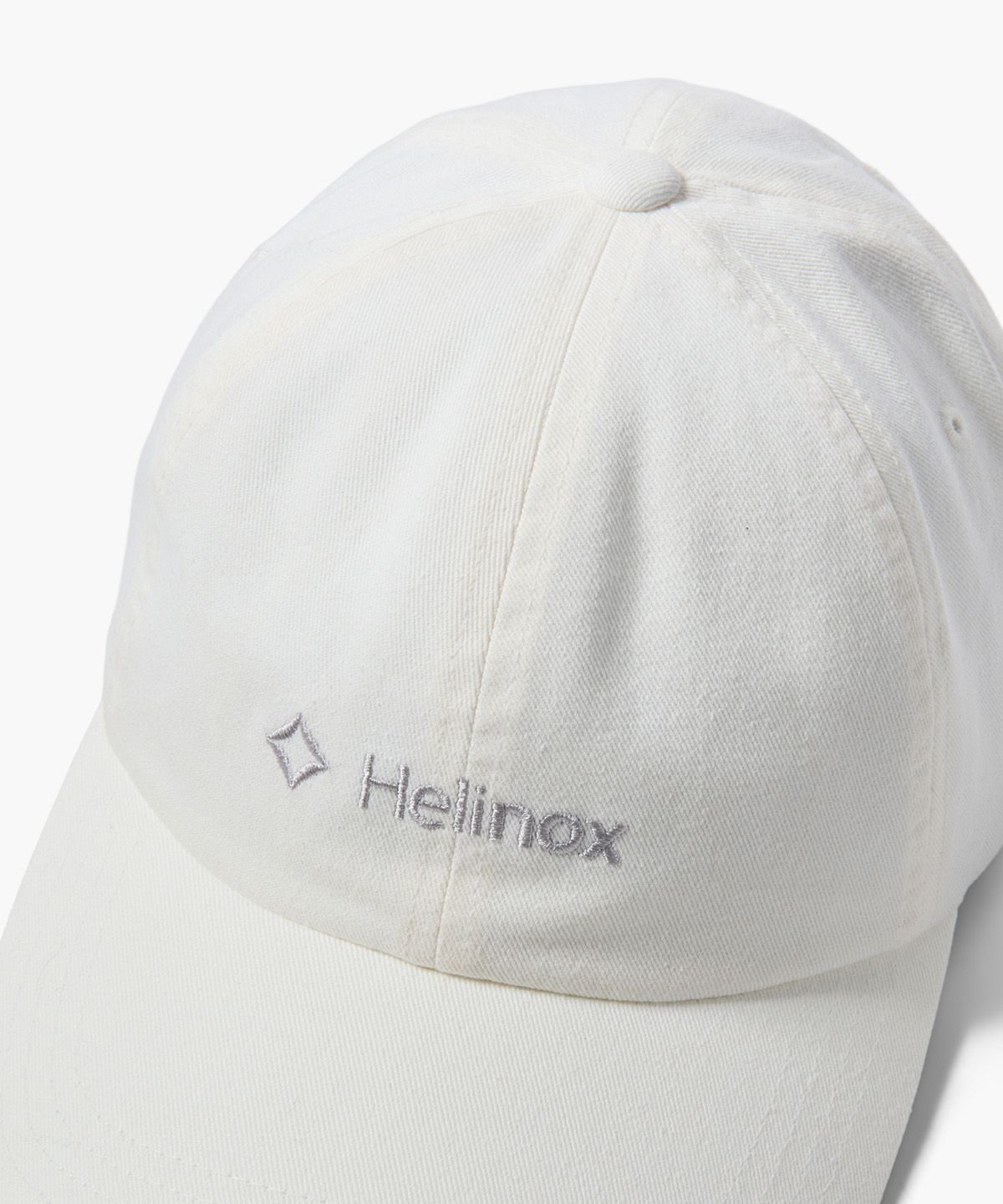 헬리녹스 웨어(HELINOX WEAR) 면트윌 6패널 로고 볼캡_Ivory
