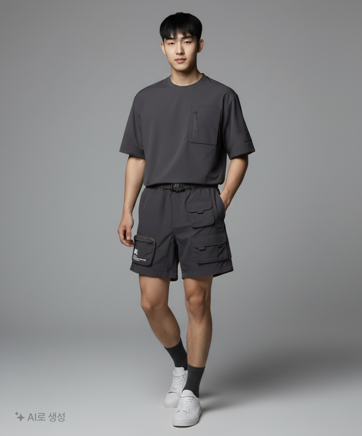 엔에프엘(NFL) 엔에프엘 F212MHP366 3D 카고 숏팬츠 BLACK 85