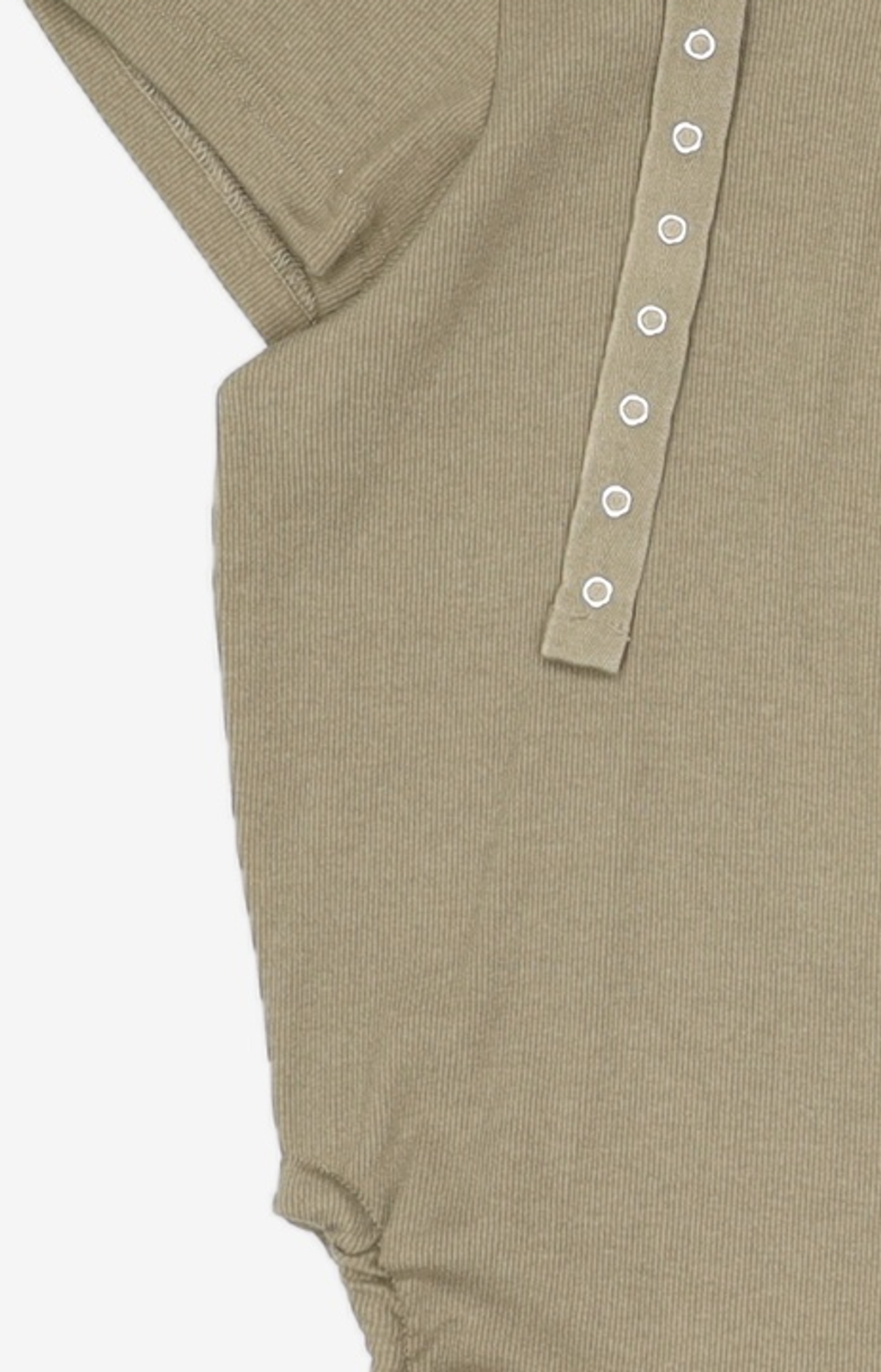 닐링(NILLRING) T18.00 Haff-off-shoulder Short-sleeved T-shirt _ Khaki FREE