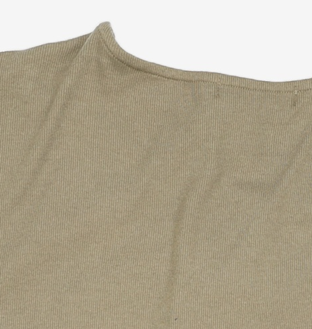 닐링(NILLRING) T18.00 Haff-off-shoulder Short-sleeved T-shirt _ Khaki FREE