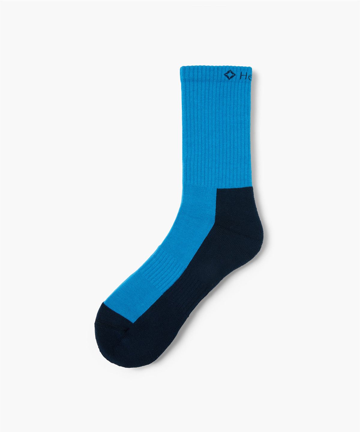 헬리녹스 웨어(HELINOX WEAR) 코튼 멜란지 크루 삭스_Cyan Blue
