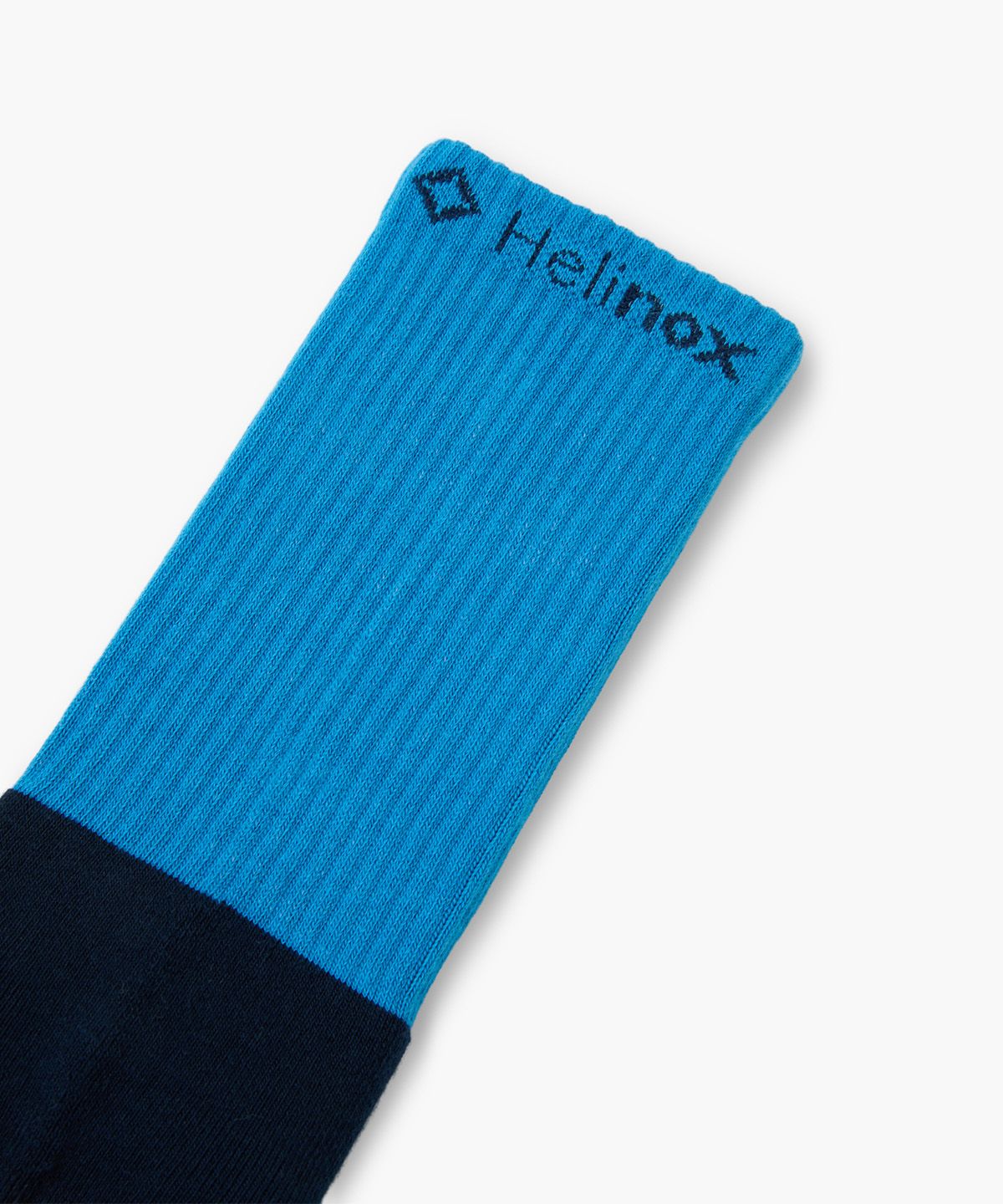 헬리녹스 웨어(HELINOX WEAR) 코튼 멜란지 크루 삭스_Cyan Blue