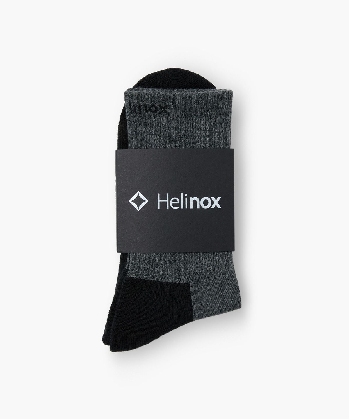 헬리녹스 웨어(HELINOX WEAR) 코튼 멜란지 크루 삭스_Charcoal Gray