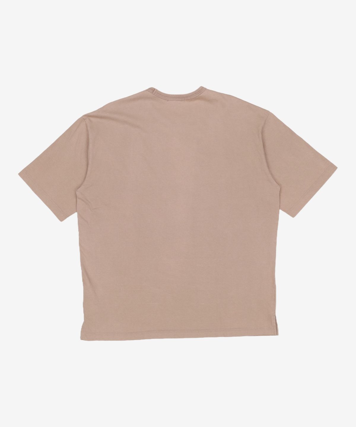 에이카화이트(AECA) SEMI OVERSIZE HALF SLEEVE TEE (Premium BASIC)-COCOA 105