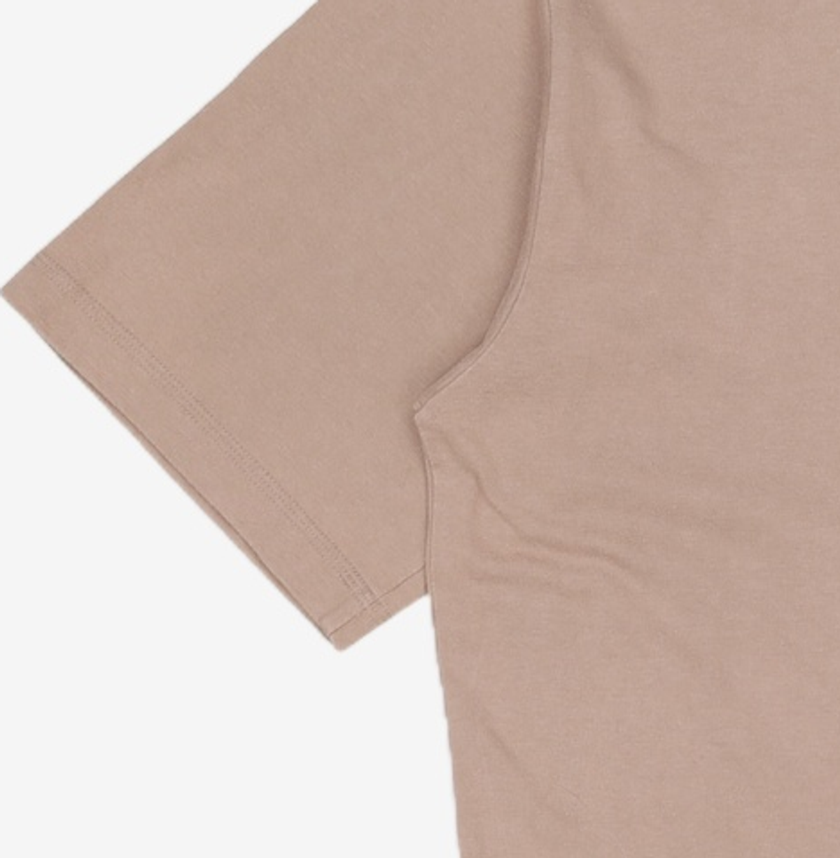 에이카화이트(AECA) SEMI OVERSIZE HALF SLEEVE TEE (Premium BASIC)-COCOA 105