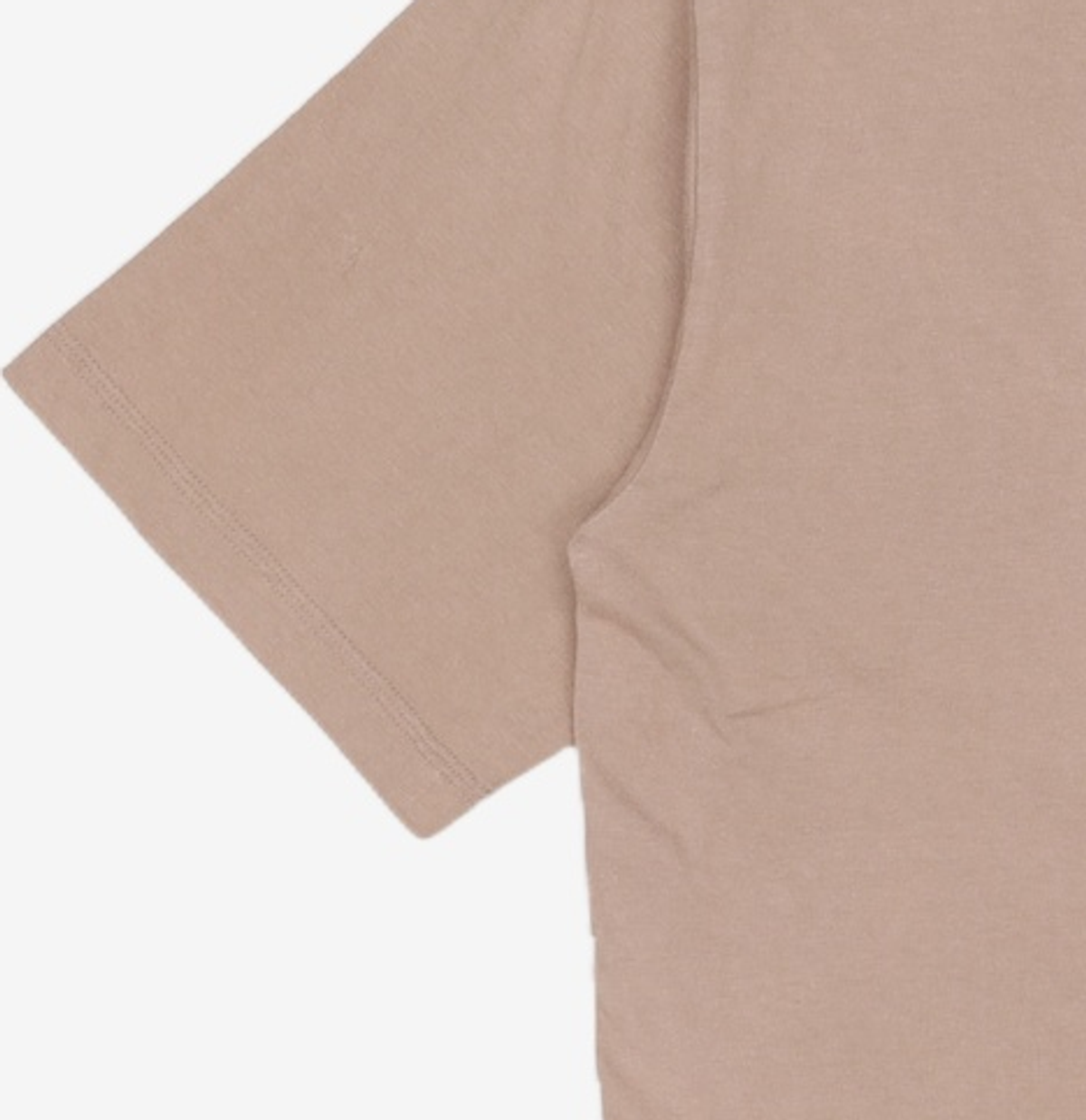 에이카화이트(AECA) SEMI OVERSIZE HALF SLEEVE TEE (Premium BASIC)-COCOA 105