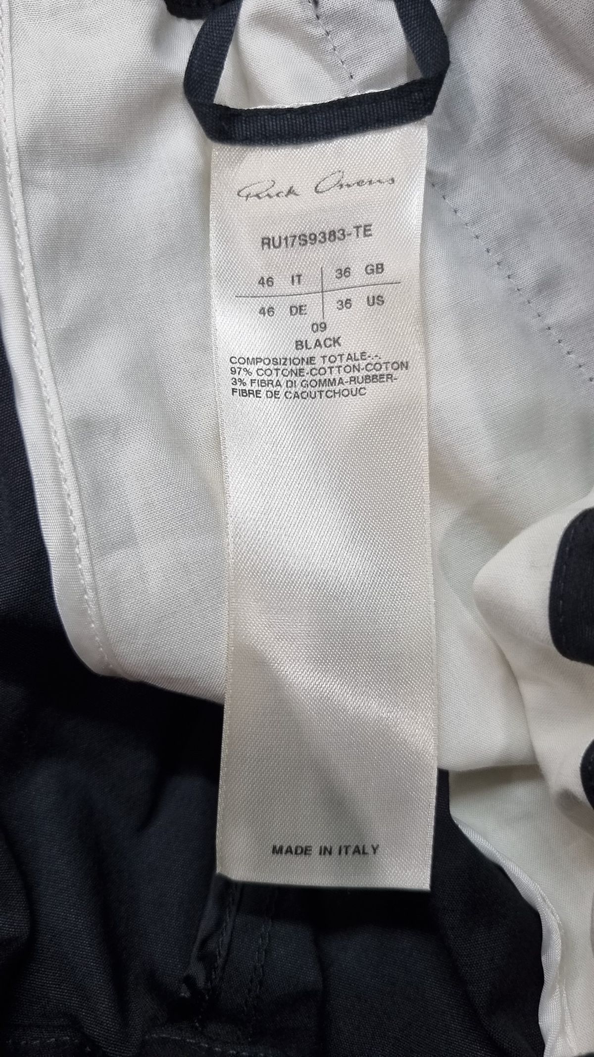 릭오웬스(RICK OWENS) 숏팬츠 46