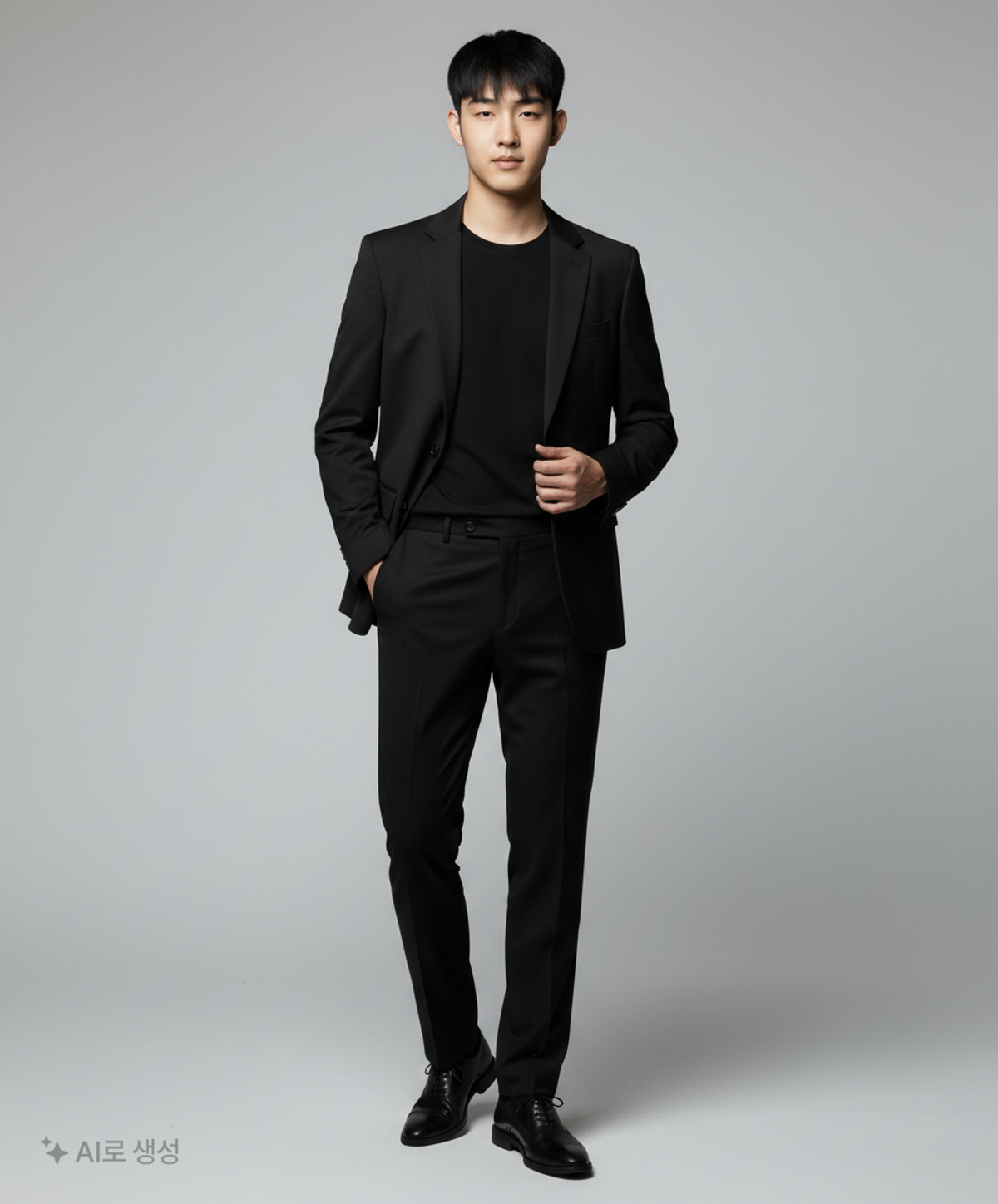 무신사 스탠다드(MUSINSA STANDARD) 베이식 블레이저 [블랙] XL