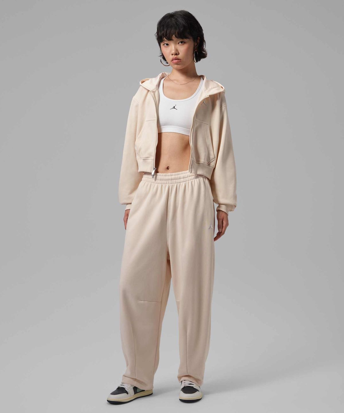 나이키(NIKE) 조던 브루클린 플리스 팬츠 W - 펄 화이트 / IV7513-272