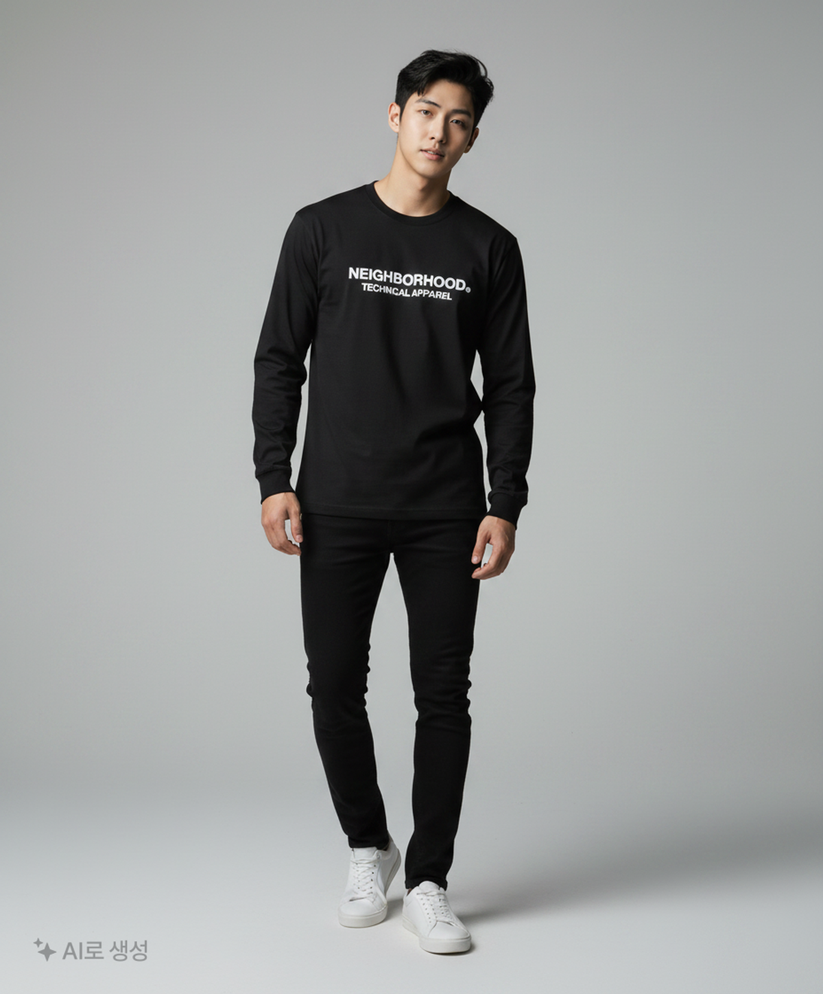네이버후드(NEIGHBORHOOD) 긴소매 티셔츠 XL