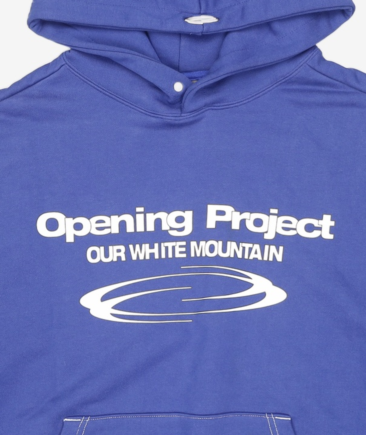 오프닝프로젝트(OPENING PROJECT) Identity Hoodie - Cobalt Blue 1