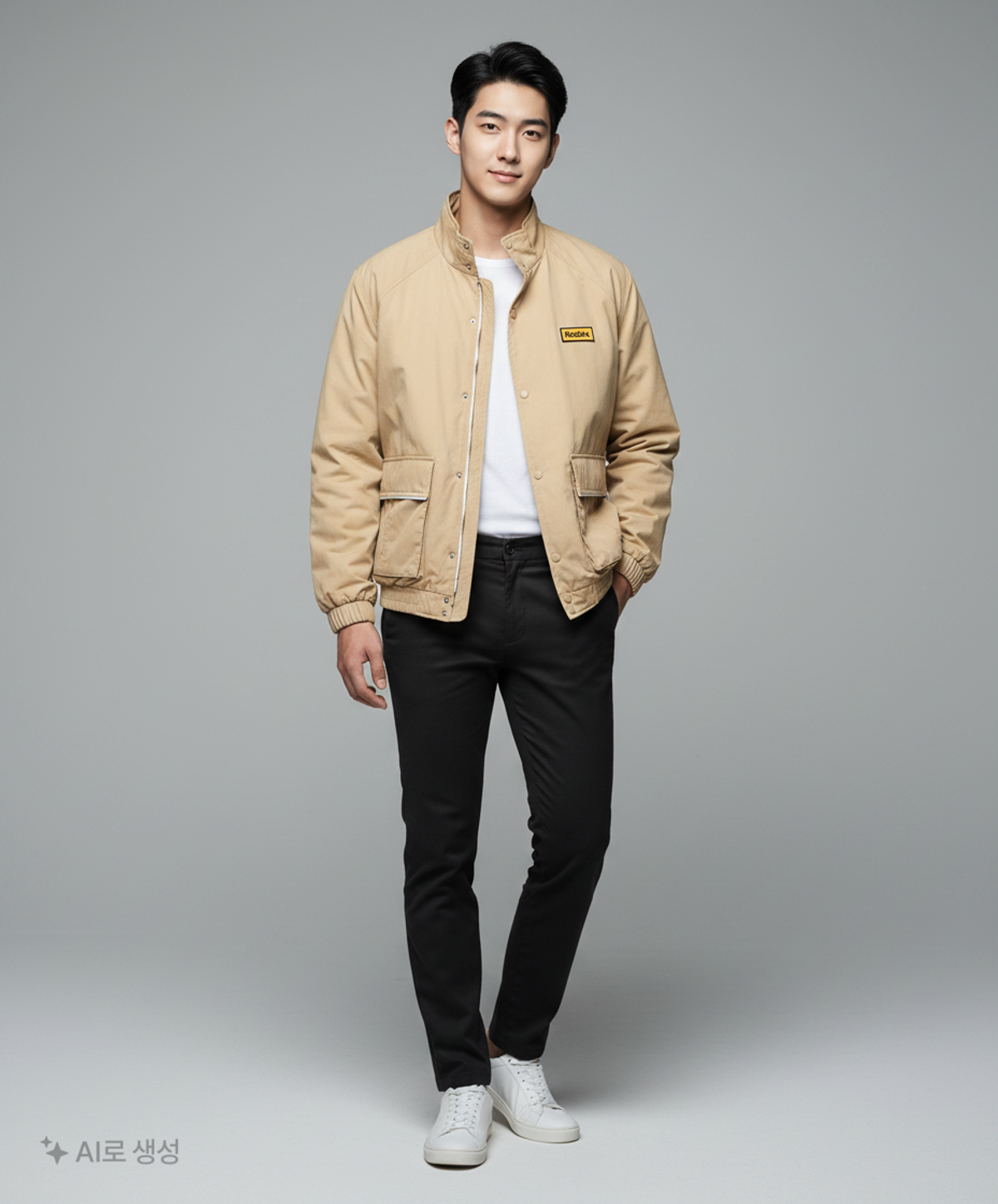 코닥(KODAK) 코다커리 패딩 자켓 BEIGE 105
