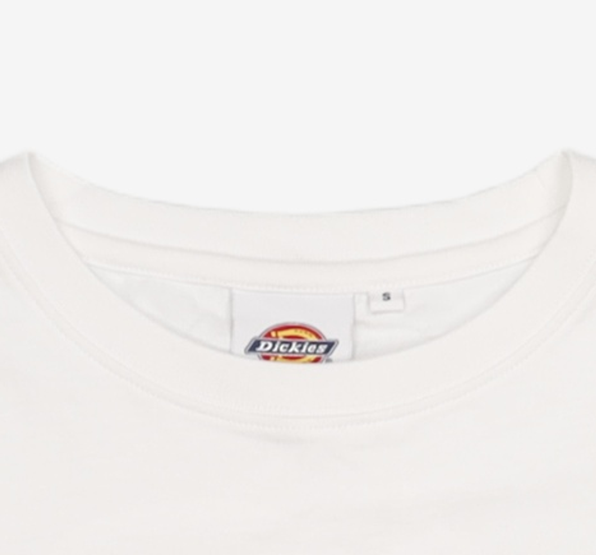 디키즈(DICKIES) 오리지널 로고 크롭티 White S