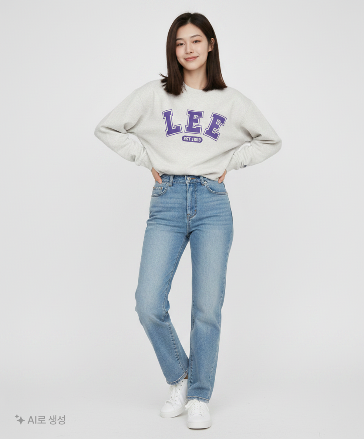 리(LEE) 맨투맨/스웨트셔츠 M