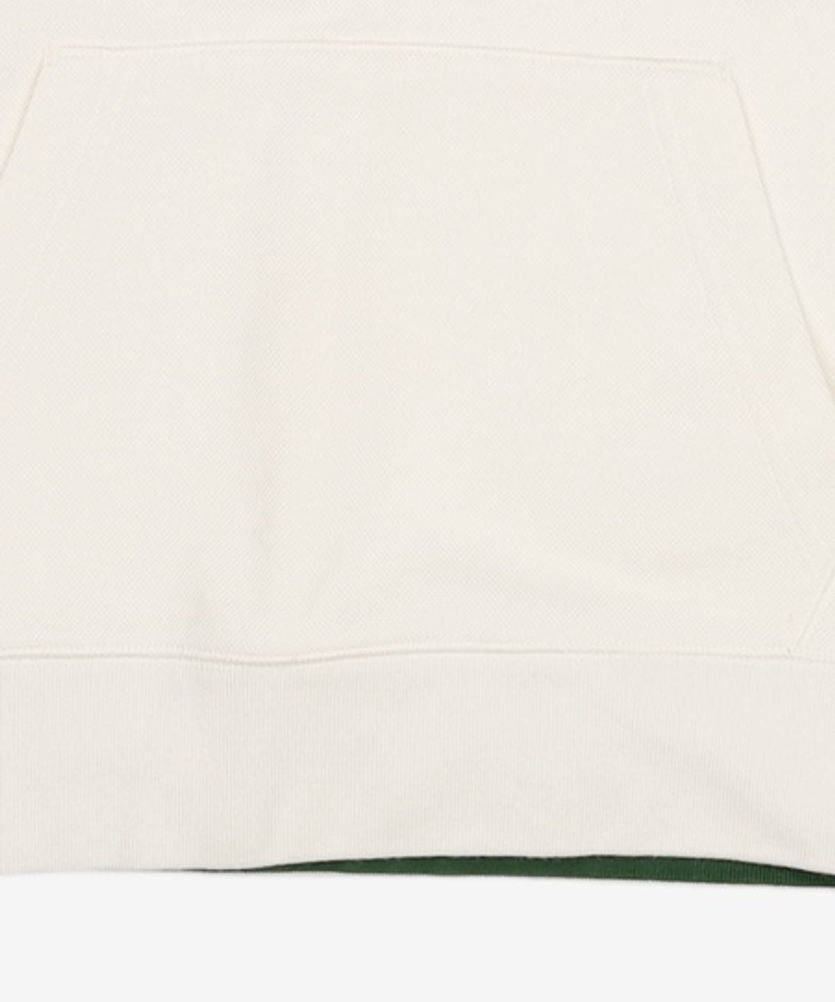 라코스테(LACOSTE) 여성 더블페이스 피케 루즈핏 후드 티셔츠 [오프화이트] 34