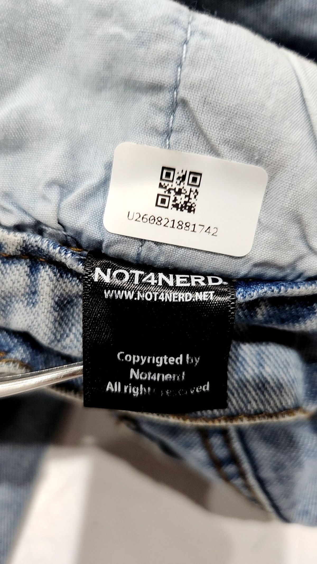 낫포너드(NOT4NERD) 청/데님 팬츠 L