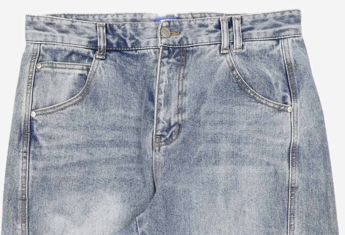 데케트(DECET) Curved Wide Jeans DCPT033Blue 32