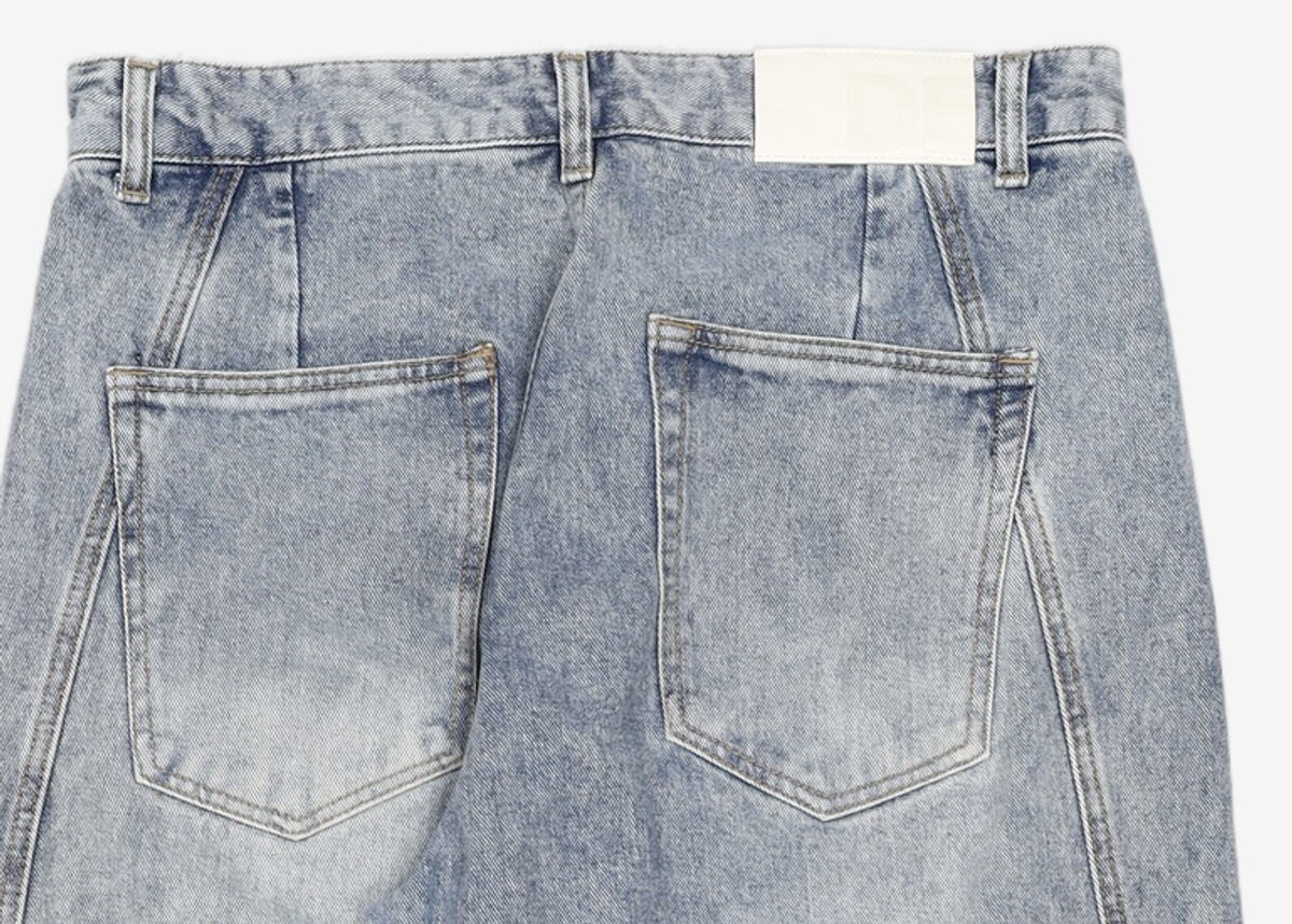 데케트(DECET) Curved Wide Jeans DCPT033Blue 32