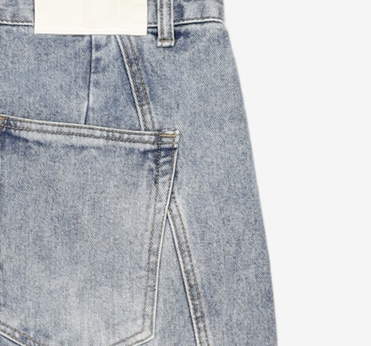 데케트(DECET) Curved Wide Jeans DCPT033Blue 32