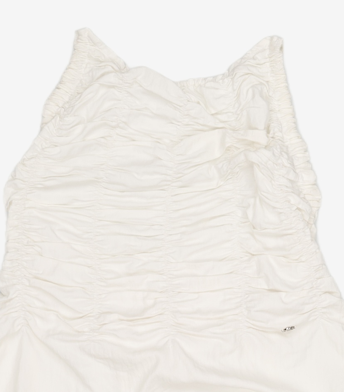 김미더영(GIMMETHEYOUNG) G_BACKLESS RIBBON TOP / WHITE ONE SIZE