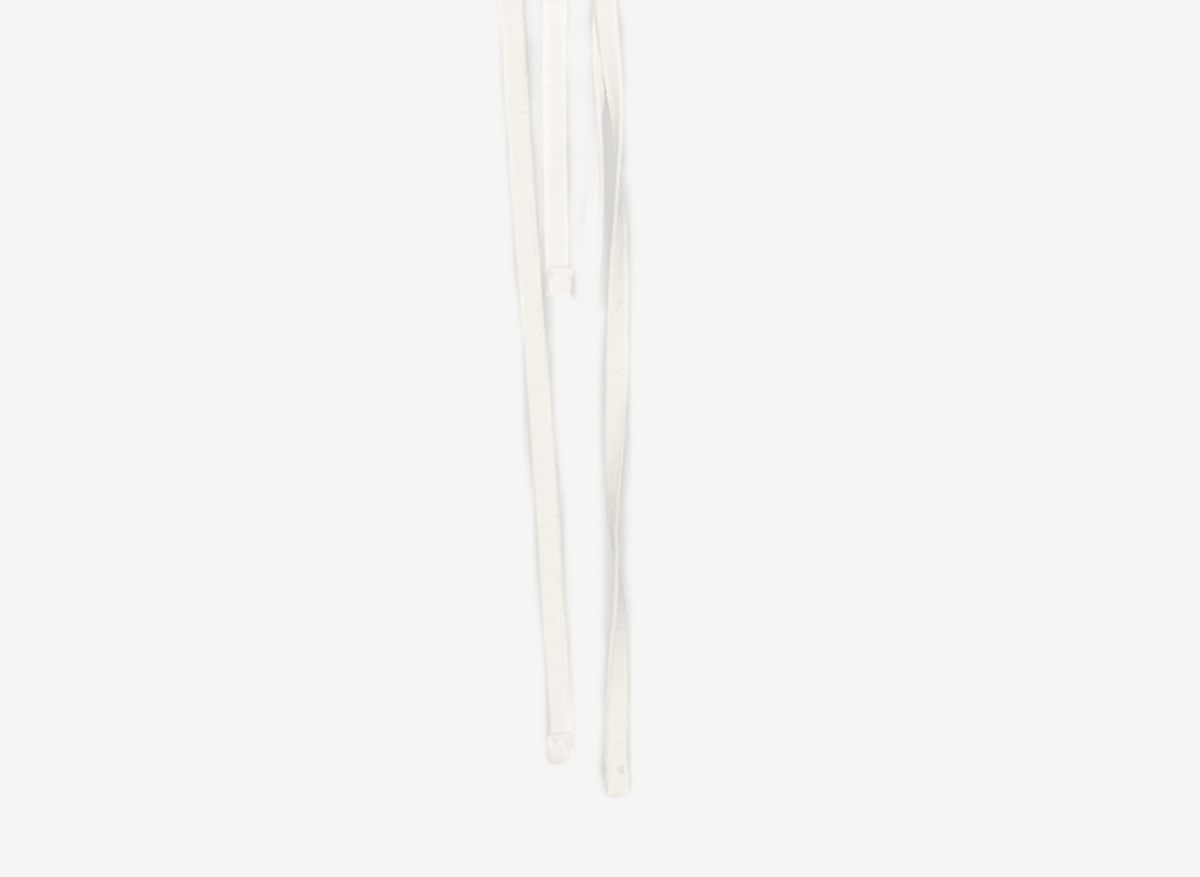 김미더영(GIMMETHEYOUNG) G_BACKLESS RIBBON TOP / WHITE ONE SIZE