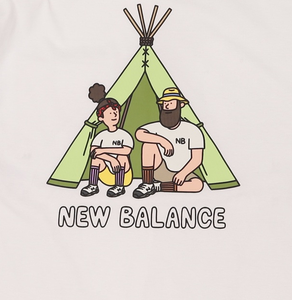 뉴발란스(NEW BALANCE) 반소매 티셔츠 90(S)