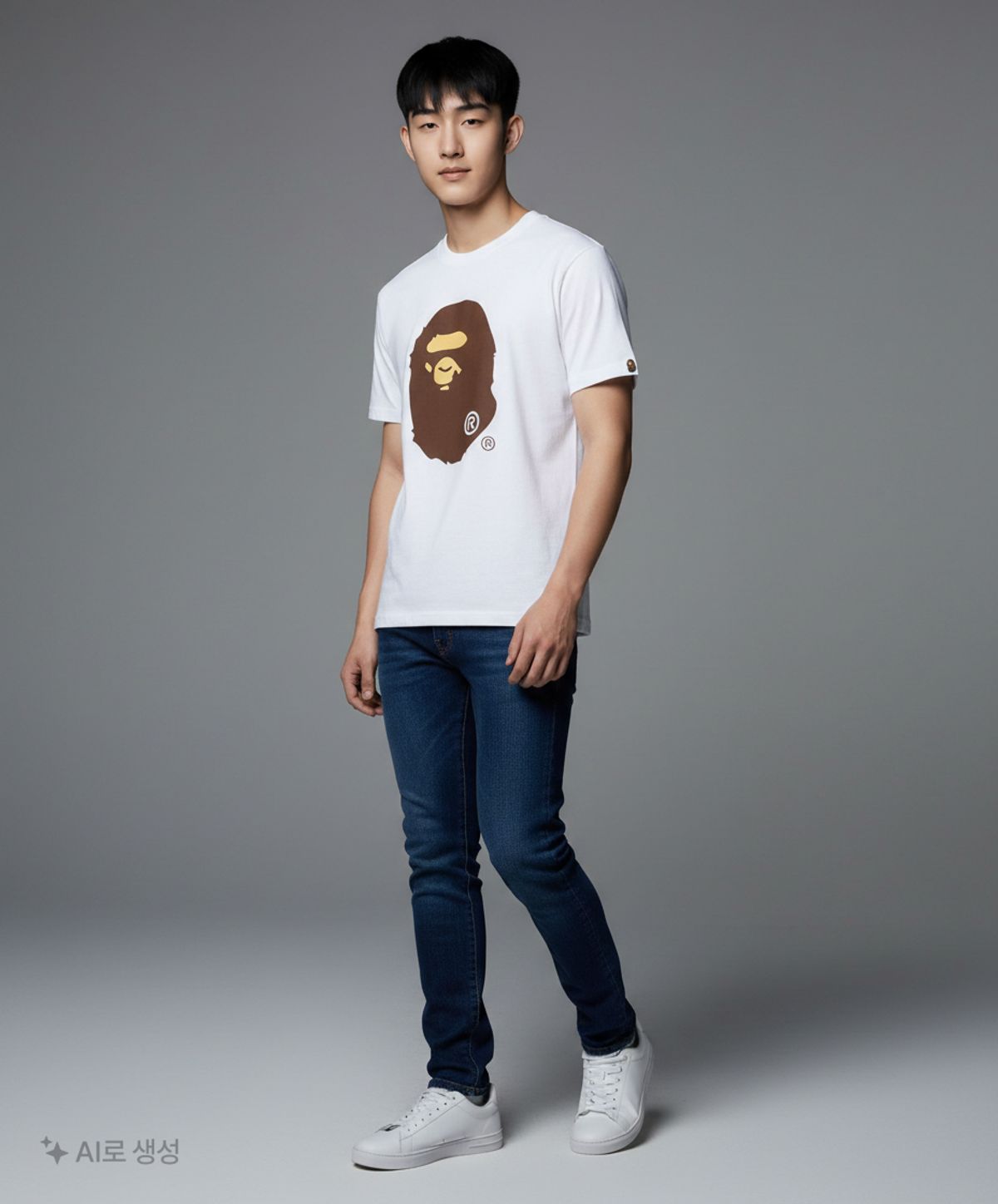 베이프(BAPE) 반소매 티셔츠 XL